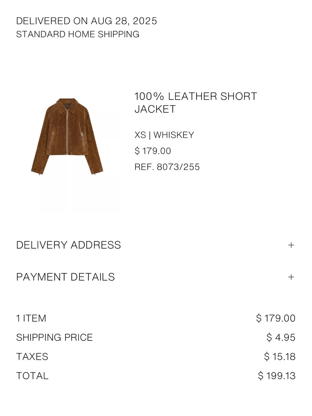Zara Brown Suede Zip-Front Jacket - Picture 2 of 10